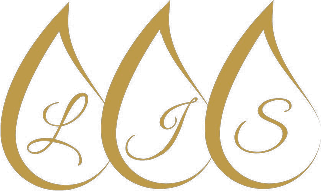 LJS logo on navy